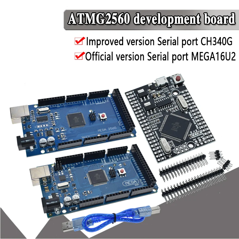 MEGA2560 MEGA 2560 R3 ATmega2560-16AU CH340G AVR USB плата развития MEGA2560 для arduino
