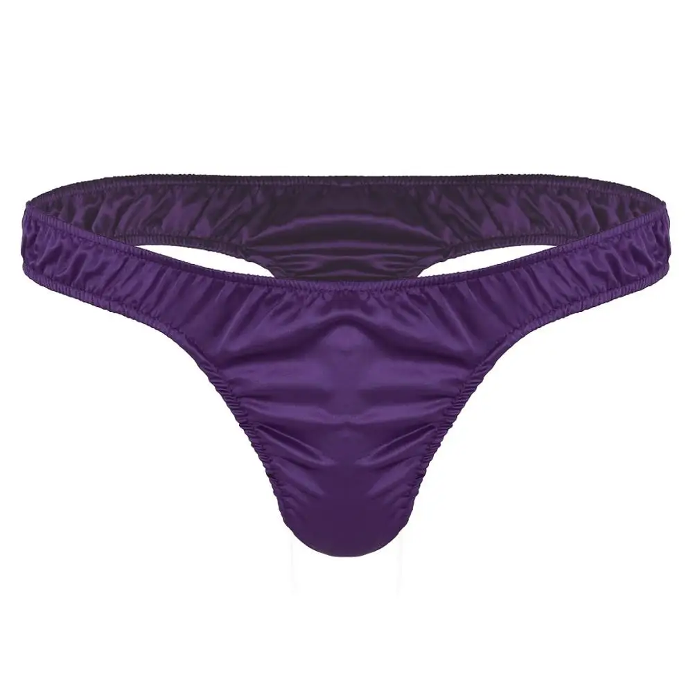 Purple Мужской купальник, бикини, трусы, купальный костюм, сексуальное Сетчатое женское белье с мешочком, шорты, ажурное нижнее белье, мужские трусы - Цвет: Purple