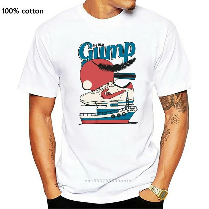 

Новая футболка Forrest Gump, серая, размер S 3Xl