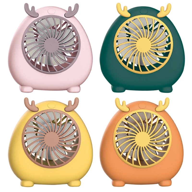 

G99B USB Pocket Fans Handheld Fan Household Mini Fan Electric Fan Portable Cartoon Fans