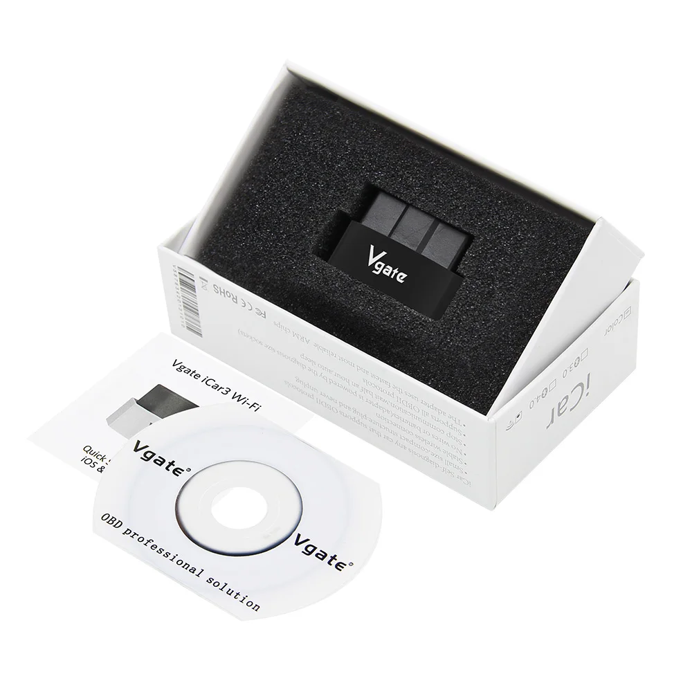 Vgate iCar3 ELM 327 V2.1 OBD2 Bluetooth wifi сканер ELM327 V2.1 ODB2 для Android/IOS iCar 3 OBD 2 OBD2 автомобильный диагностический инструмент