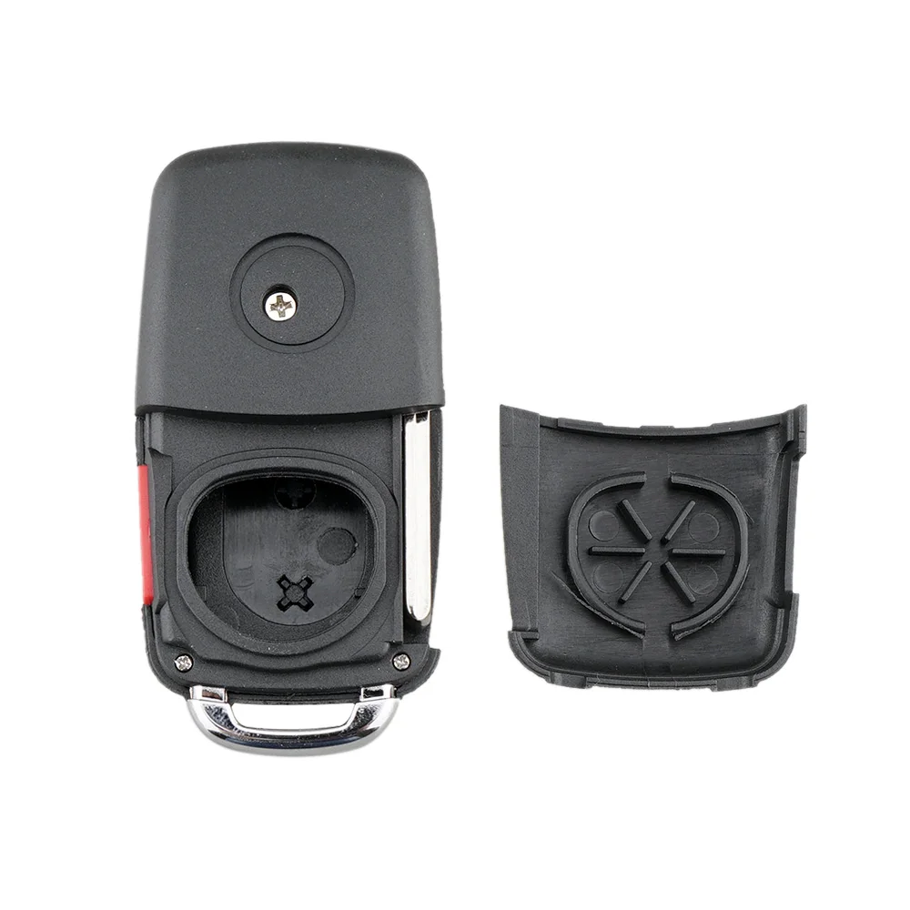 

For VW Key Shell 3+1 Buttons Replacement Remote Car Key Case for Volkswagen Phaeton Touareg 2002-2010