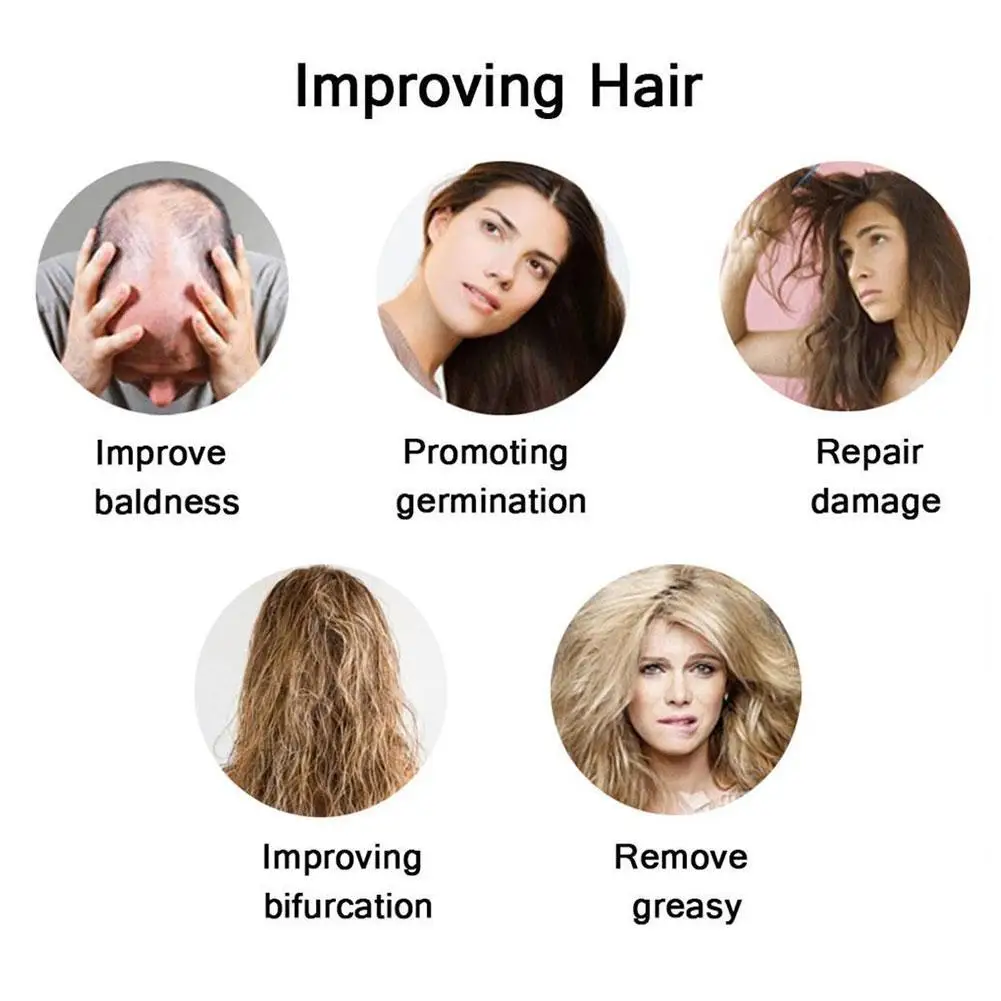 

1Pc 30ML White to black black hair Hair Loss Product Series Hair Growth Essential Anti Baldnes Treatment Hair Growth Products