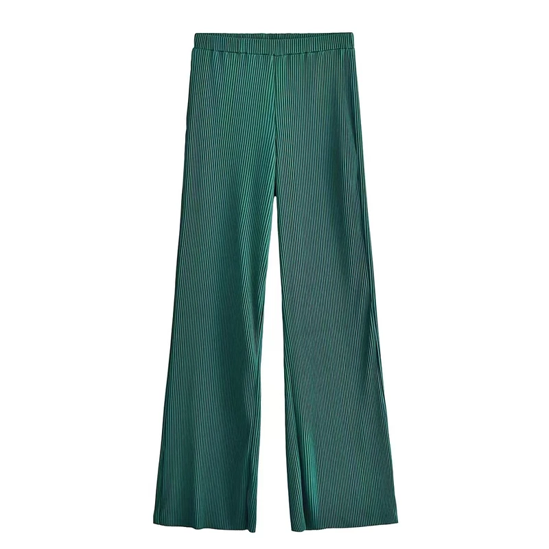 

ZXQJ женские зеленые длинные брюки 2022 весенние модные офисные женские Узкие повседневные брюки женские элегантные прямые однотонные брюки с ...