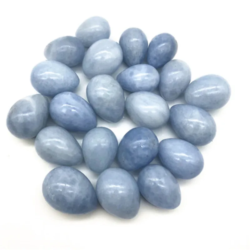 

1pcs Natural Blue Celestine Egg Polished Stone Yoni Egg Crystal Healing Reiki Metaphysical Powerful Meditation