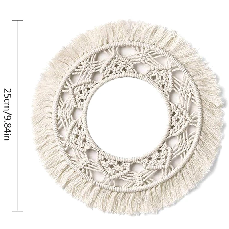 Настенная Рамка богемная настенная рамка с бахромой настенное крепление зеркало