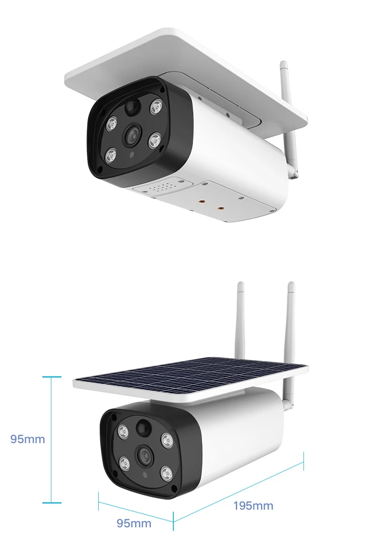Камера видеонаблюдения SmartYIBA HD1080P с солнечной батареей IP Wi Fi водонепроницаемая