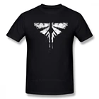 Футболка The Last Of Us футболки Fireflies 3xl, хлопковая футболка, графическая модная забавная Мужская футболка с коротким рукавом