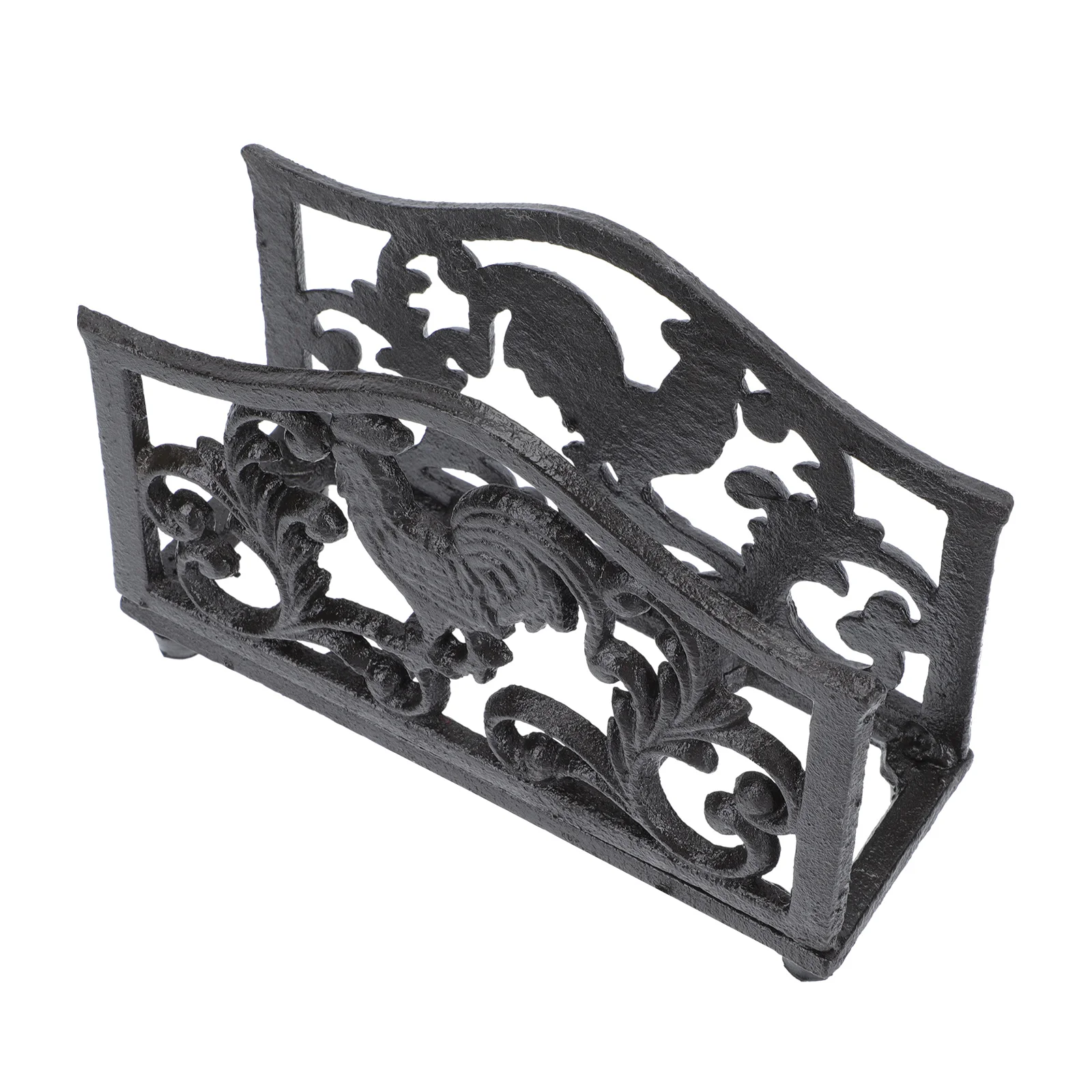 

1pc Restaurant Desktop Napkin Holder Coffee Shop Metal Serviette Holder