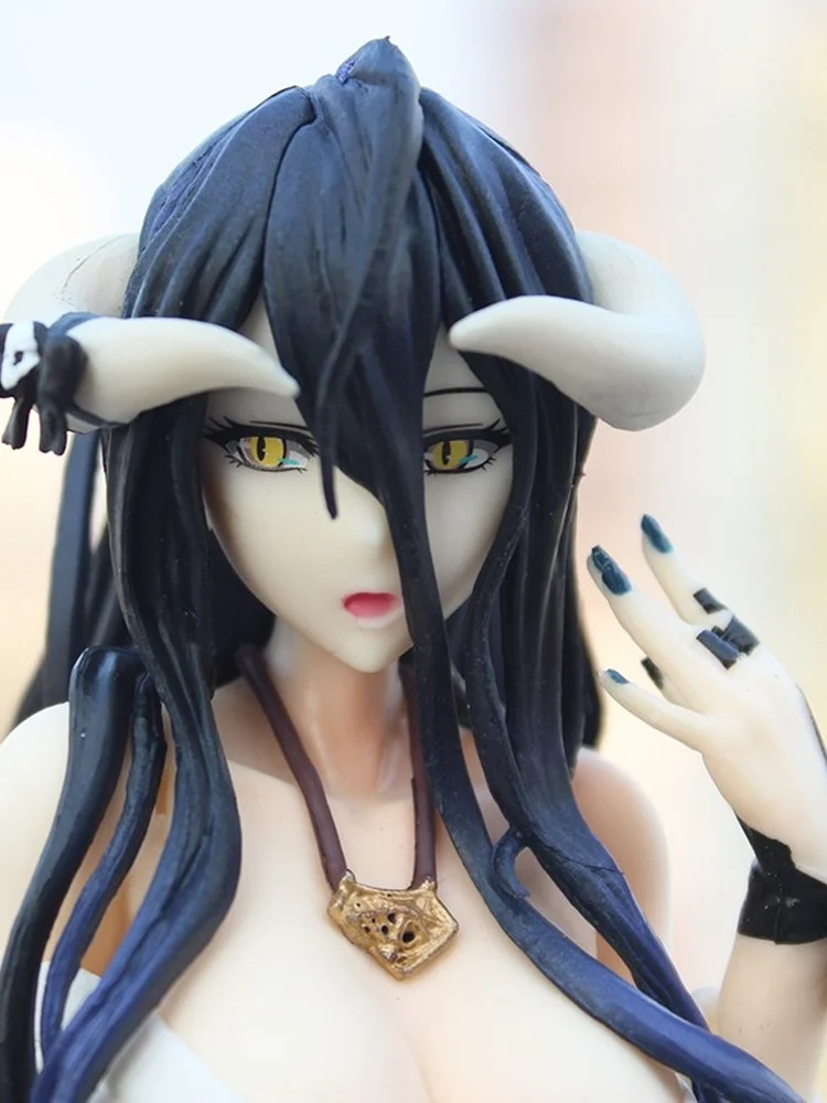 

27CM Overlord Figurine Albedo Action Figure Protector Anime Sexy Girls Pvc Collection Model