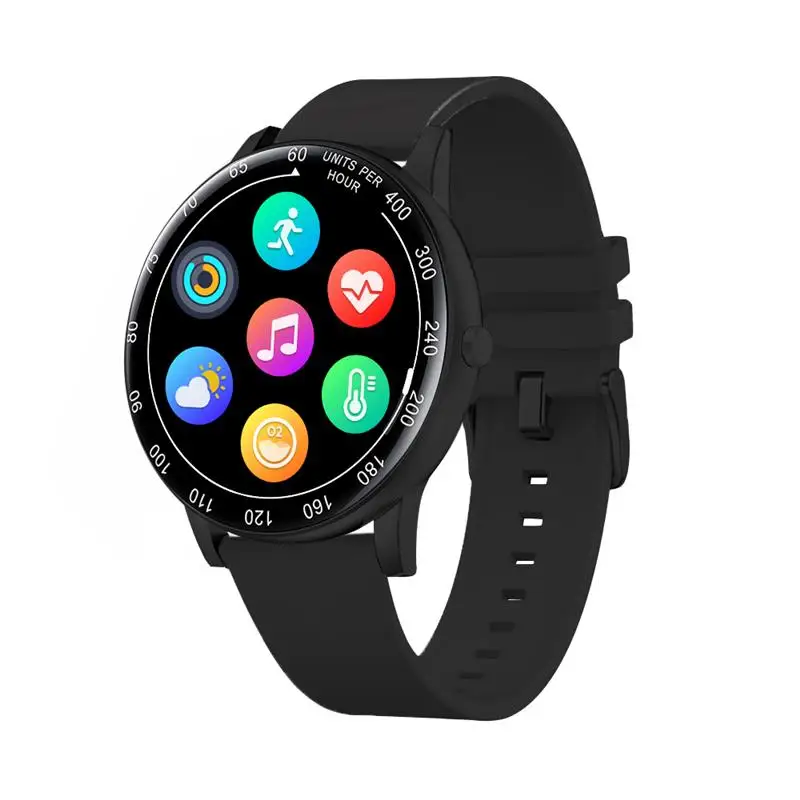 

1.28in Full T Ouch Screen Sport Smart Watch Heart Rate Blood Pressure Fitness Tracker Waterproof Smartwatch For Android IOS