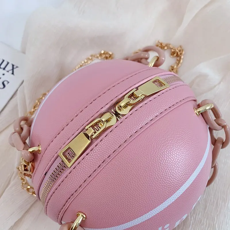 

Fashion Women Shoulder Bags for Girls Kwaii Style Small Round Bags 2021 New Designer Black Crossbody Bag Original Handbags