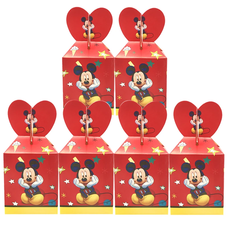 Детская коробочка для конфет на вечеринку Frozen2 Микки Маус