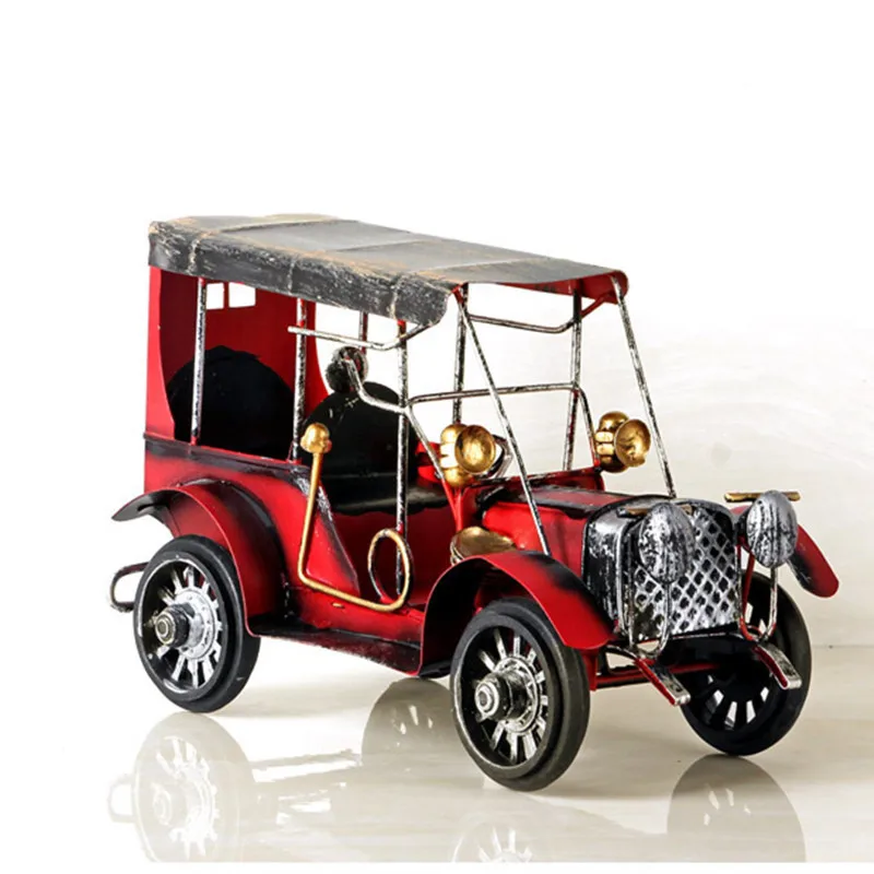 Классические украшения в стиле ретро из железа металла модель автомобиля для