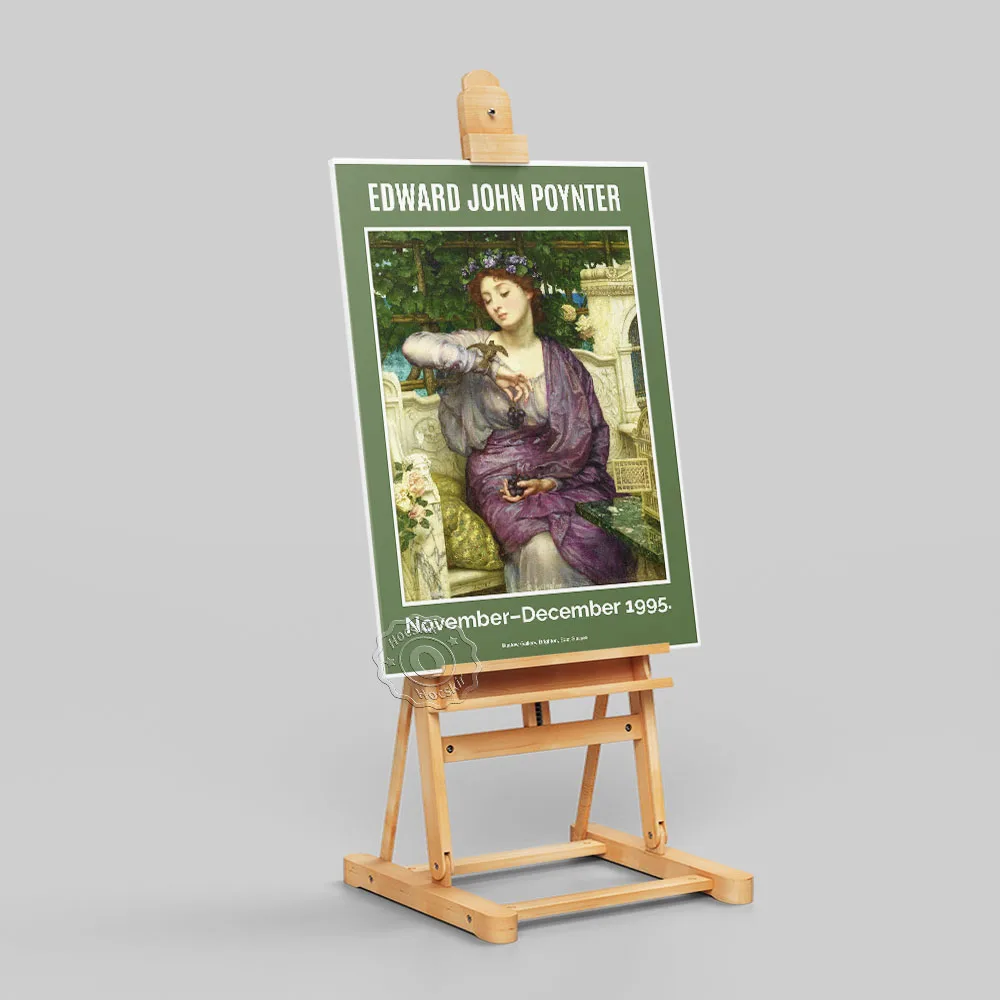 Британский художник выставка музейный плакат г-н Эдвард John Poynter НD и ее Воробей