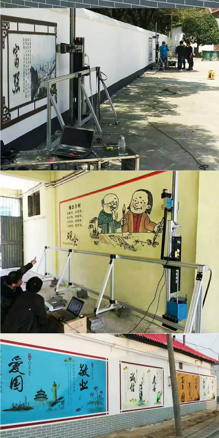 3D фото прямо на стену струйный принтер с высоким разрешением фабричная настенная