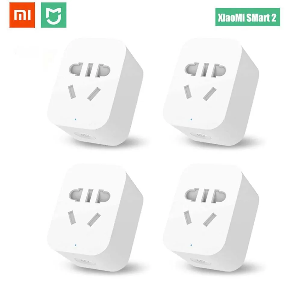 

Умная розетка XIAOMI Xiaomi Mijia 2, шлюз с Wi-Fi, дистанционным управлением через приложение, таймером, вилкой для обнаружения мощности, работает с