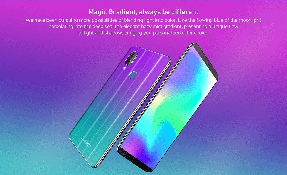 Cubot X19 Android 8,1 Helio P23 восьмиядерный смартфон 4 Гб+ 64 Гб 5,9" 2160*1080 двойная камера 16 МП FHD+ Face ID 4000 мАч большая батарея