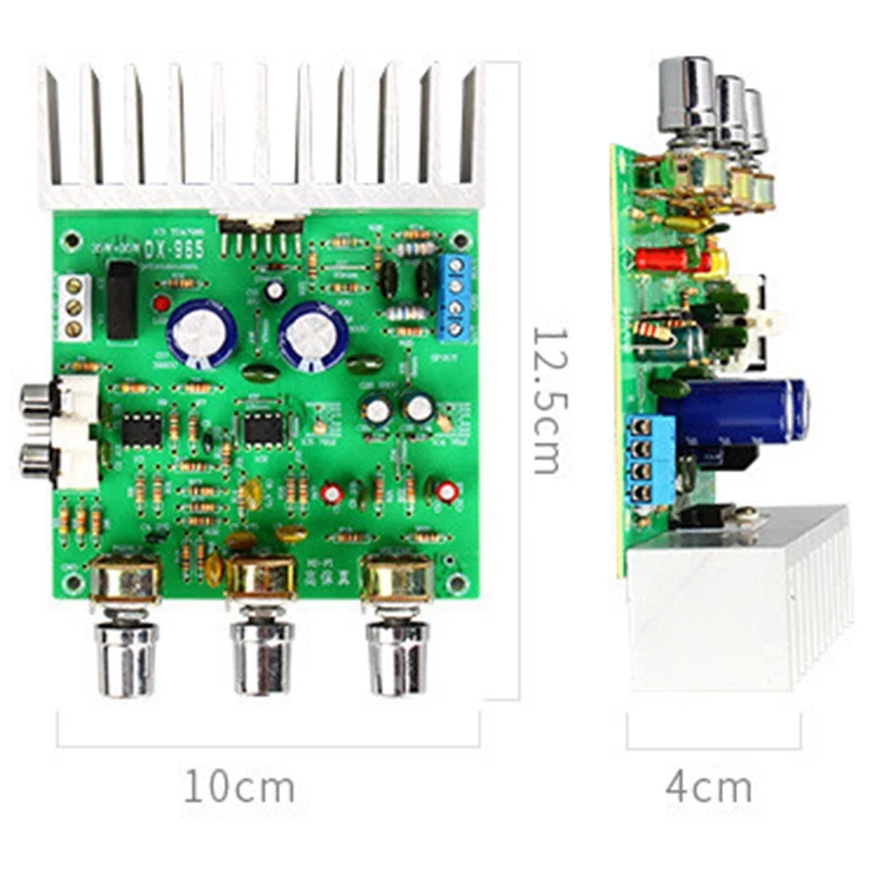 2 0 канальный стерео TDA7265 аудио усилители доска 40Wx2 усилитель DIY микрофон