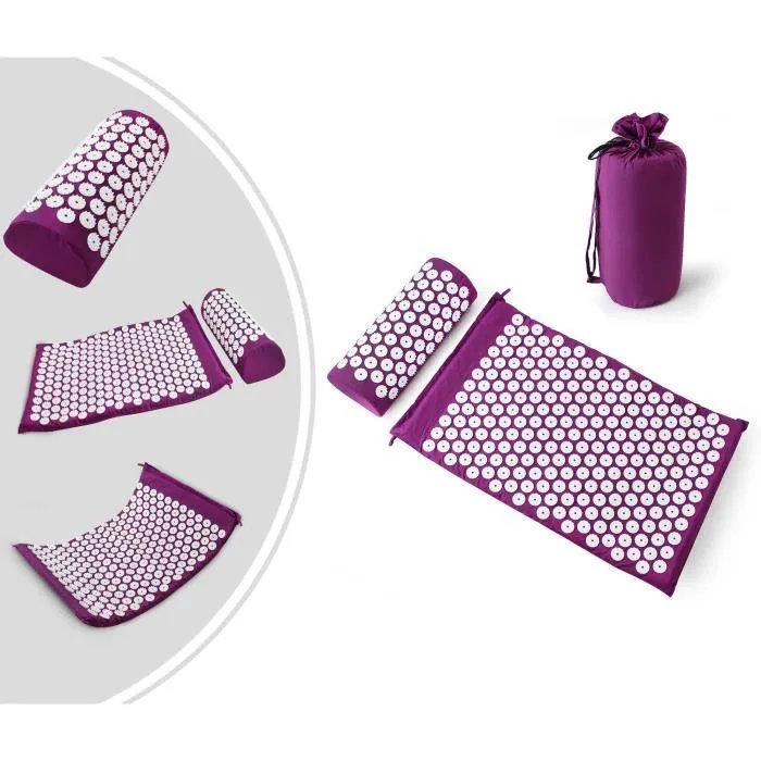 Массажная подушка коврик для йоги и акупрессуры набор подушек массажер шеи спины