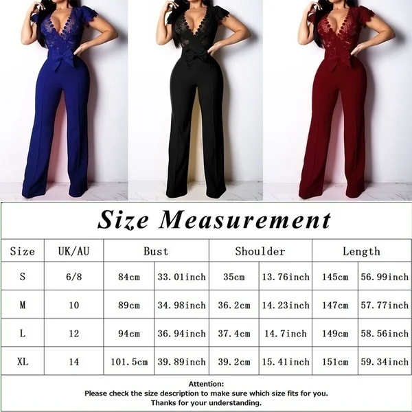 Женский сексуальный комбинезон с глубоким v-образным вырезом однотонный