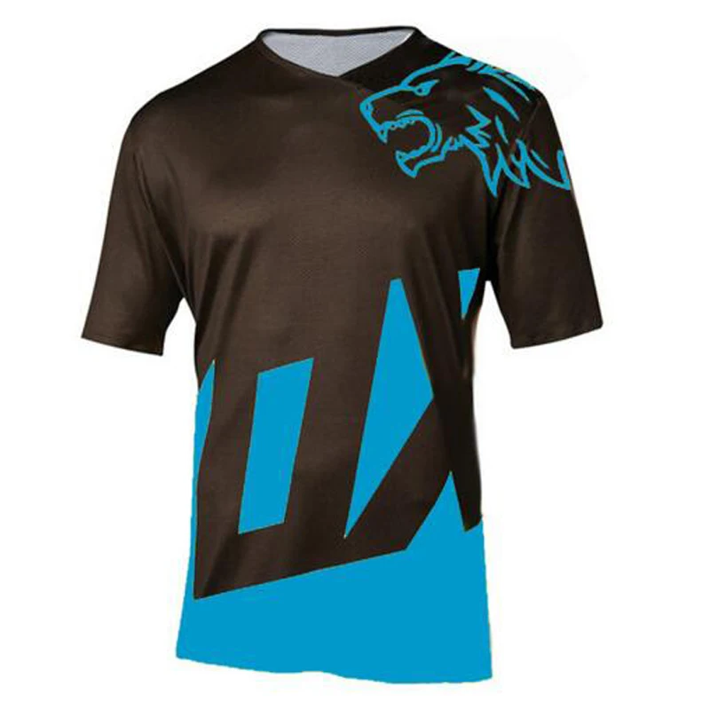 

Short Sleeve Downhill Jersey Mountain Bike T-shirt MTB DH Maillot Bicycle Shirt Uniform Cycling Clothing Motorcycle Clothes