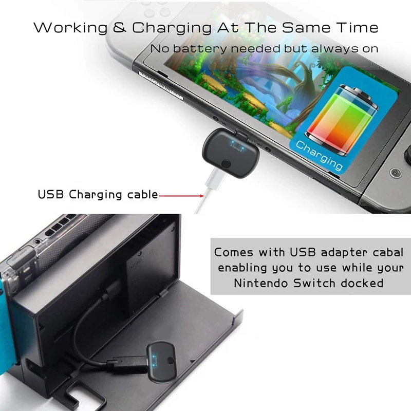 Bluetooth 5 0 аудио передатчик адаптер APTX для SONY PS4/nintendo переключатель ТВ ПК Тип C USB