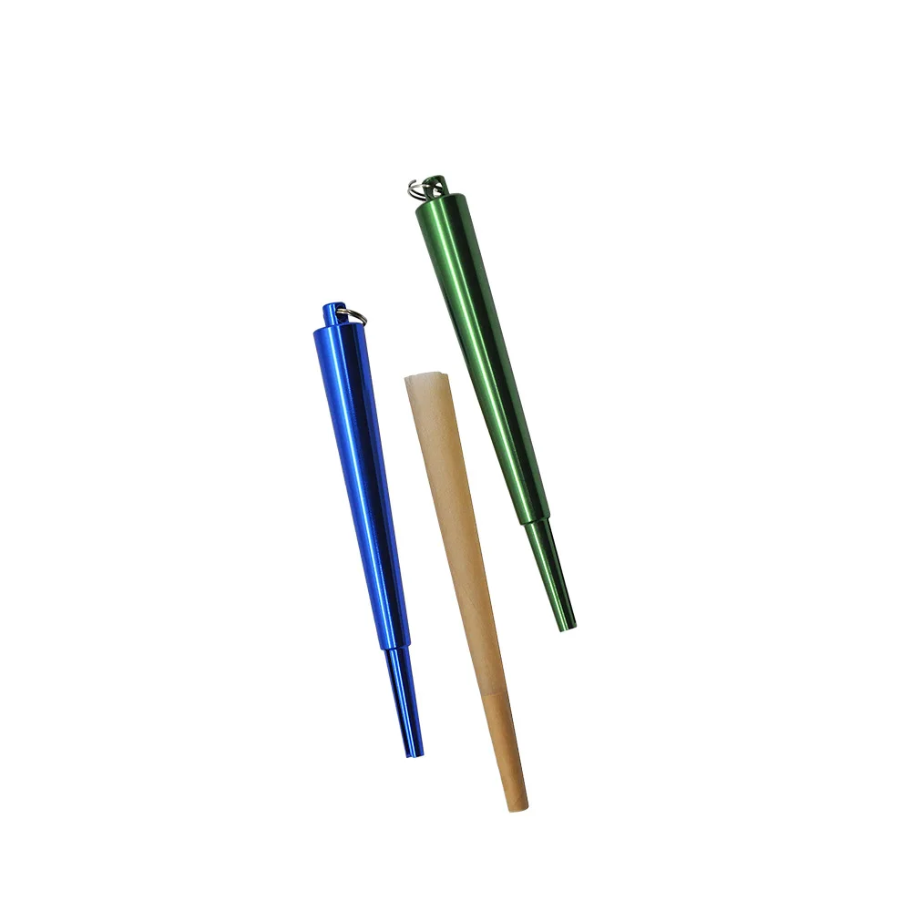 Металлическая сигарета алюминиевая конусная роликовая пре ролик курение