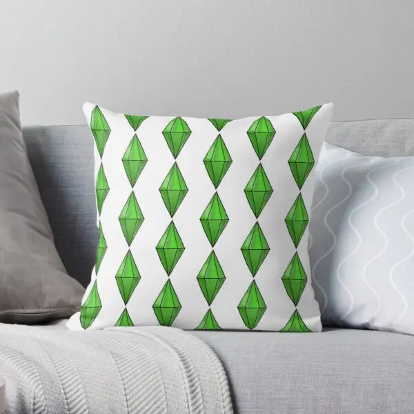 

Plumbob Soft Decorative Throw Pillow Cover for Home Pillows NOT Included
