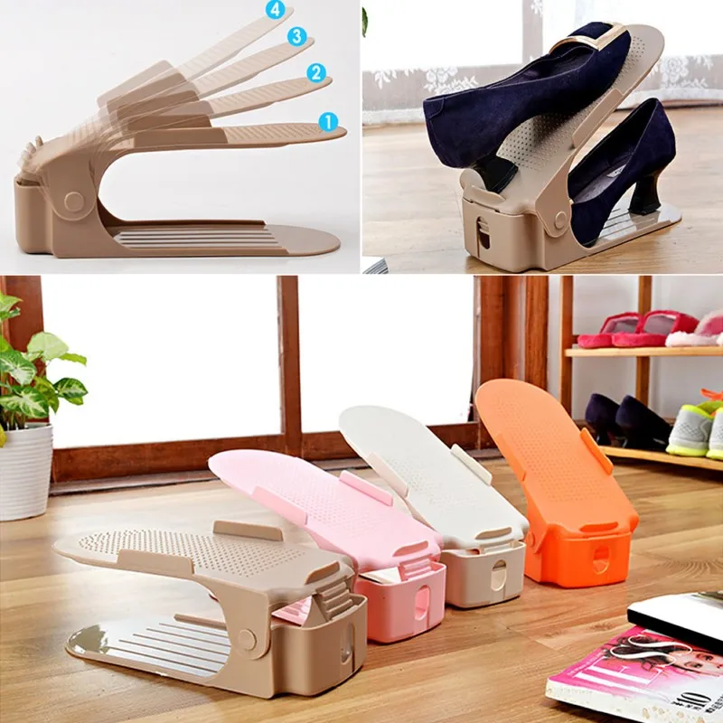 Modern Double Cleaning Storage Shoes Rack Living Room Convenient Shoebox Organizer Stand Shelf Home Use Shoe Racks | Дом и сад