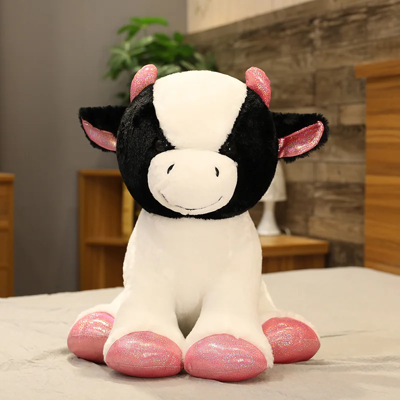 

35-65 cm standing posture sitting posture cow doll plush stuffed toy soft and comfortable image cute birthday gift for children