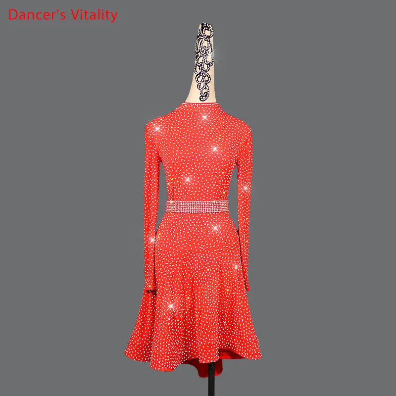 Одежда для соревнований по латиноамериканским танцам женское сексуальное