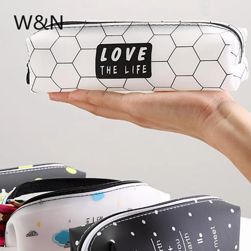 Школьный чехол карандаш из силикагеля для девочек и мальчиков каваи пенал