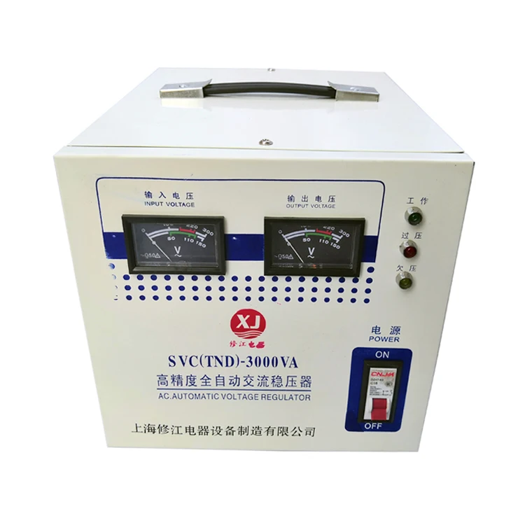 

SVC (TND) servo motor type single phase automatic voltage stabilizer 3KVA
