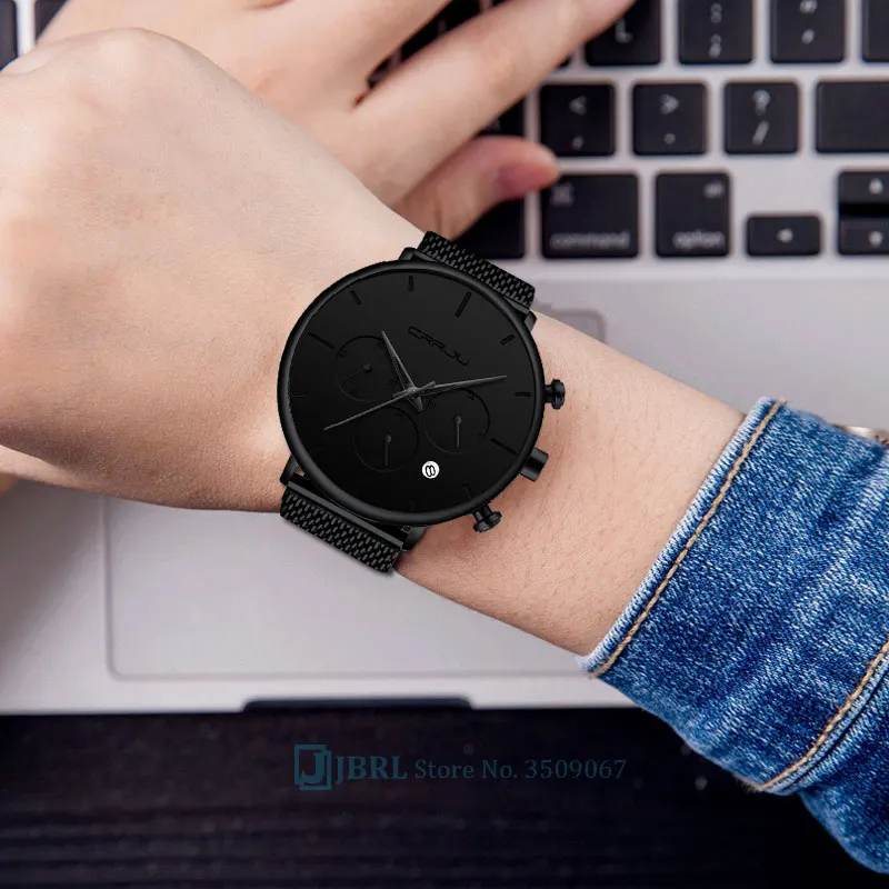 Черные кварцевые часы женские люксовый бренд наручные из нержавеющей стали для