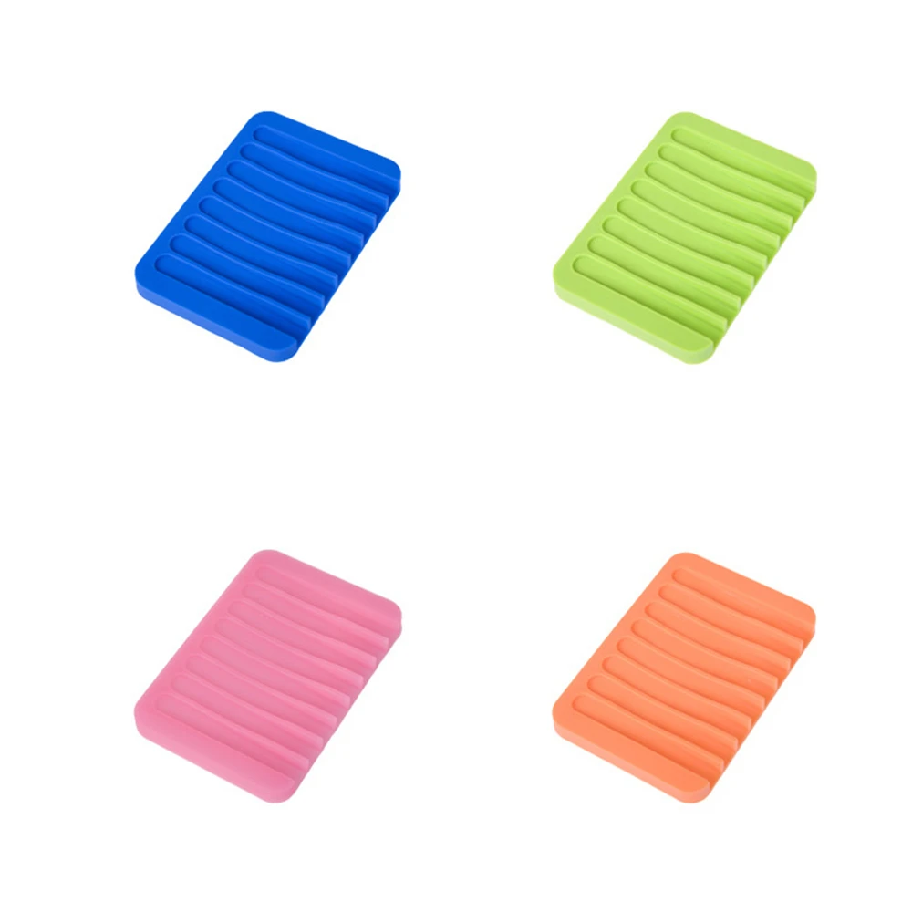 Силиконовый держатель для мыла 4 шт./компл. Цвет в случайном порядке|Портативные