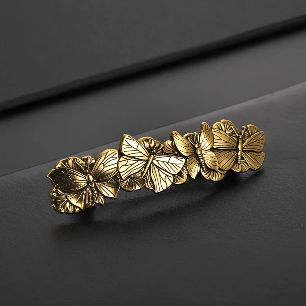 Женская винтажная Тиара для волос Skyrim металлическая заколка-бабочка невесты