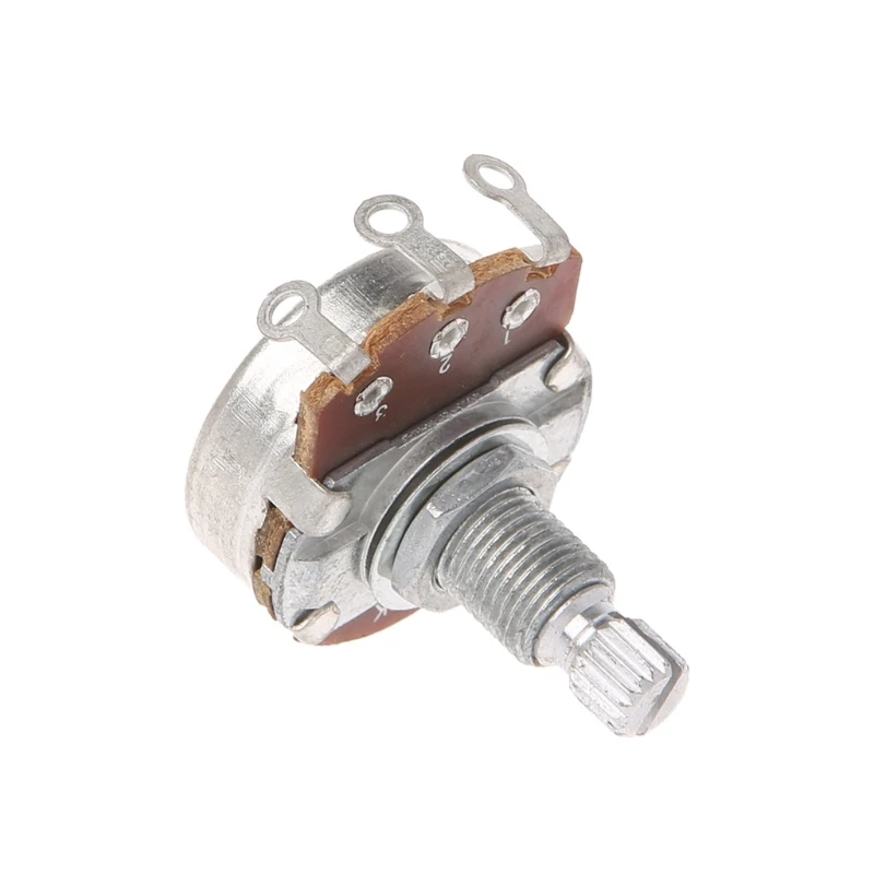A500K Potentiometer Splined Pot Electric Guitar Bass Effect Amp Tone Volume Shaft15mm Parts Diameter24mm | Спорт и развлечения