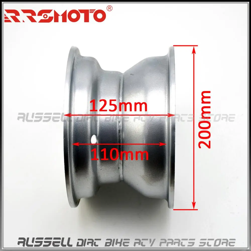 ATV " обода(3 отверстия) для шин 16x8-7 Quad колеса черный/серебристый