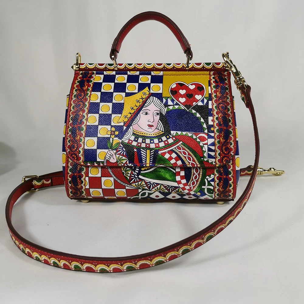 Сумка-тоут на заказ женская сумочка плечо с принтом в виде покера пляжный