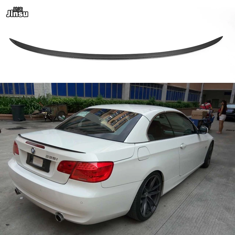 Для bmw 3 series convertible 320i 325i 330i 335i 2007 2012 M3 style спойлер заднего багажника из углеродного