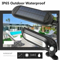 18 led solar street light outdoor 180 degree rotatable motion sensor wall lamp 4 mode waterproof security garden flood light