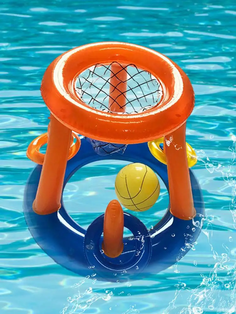Надувные баскетбольное кольцо интерактивные бросая игрушечная водная игра