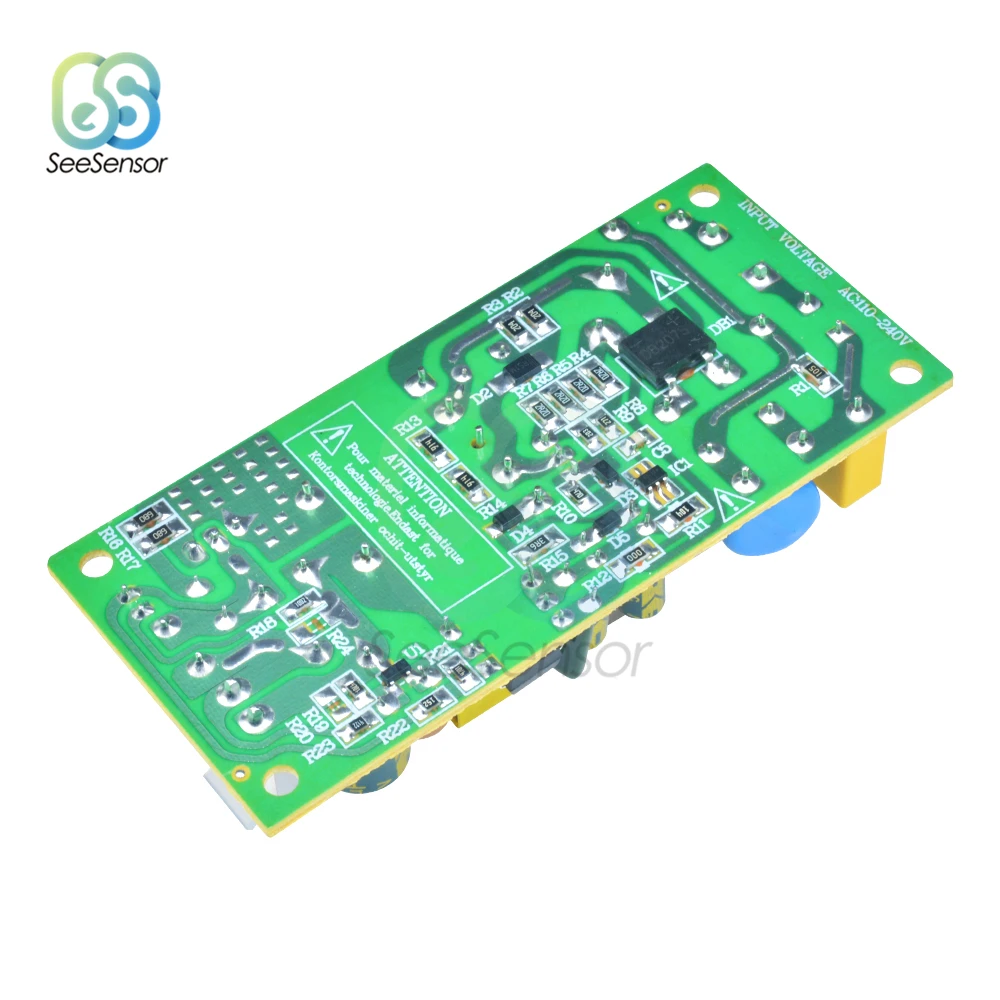 AC-DC 100 V-240 V-12 V 3A 24V 1.5A переключение Питание модуль перенапряжения Защита от перегрузки по току Защита от короткого замыкания, защита для переключателя «сделай сам»