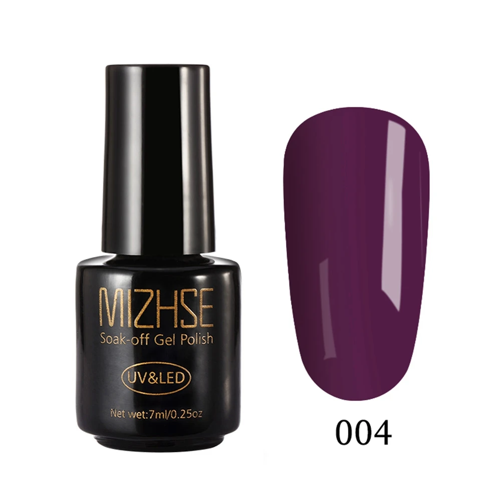 XYC004 MIZHSE Гель-лак для ногтей 7 мл UV Vernis Полупостоянный праймер верхнее покрытие для маникюра xx цветов гелевое покрытие для ногтей гель-арт - Цвет: XYC004
