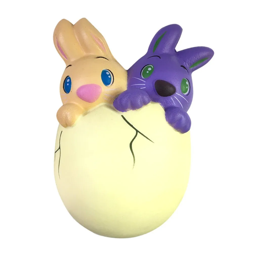 

fidget toys pop it kawaii Happy Easter Bunny Eg-g Scented Slow Rising Squee-ze Colle-ct Easter Gift Fidget Reliver Stress #11
