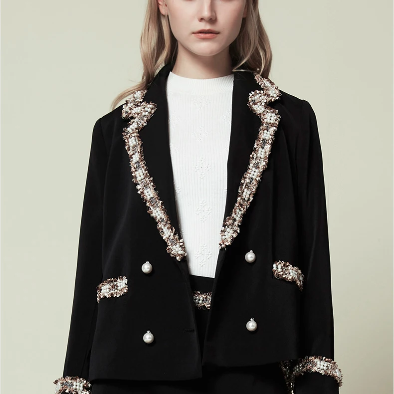 Твидовая отделка из бисера ширина 3 см|Кружево| |