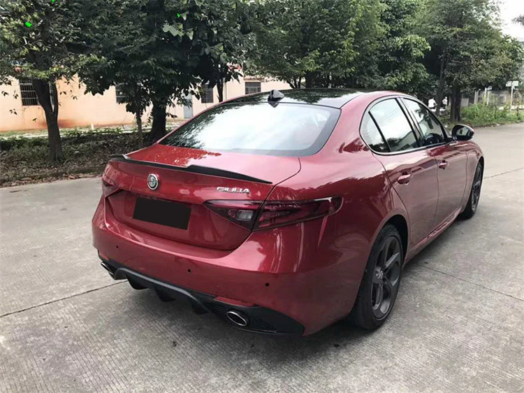 Для Alfa Romeo Giulia спойлер из углеродного волокна Автомобильный задний для GiuliaSpoiler|rear