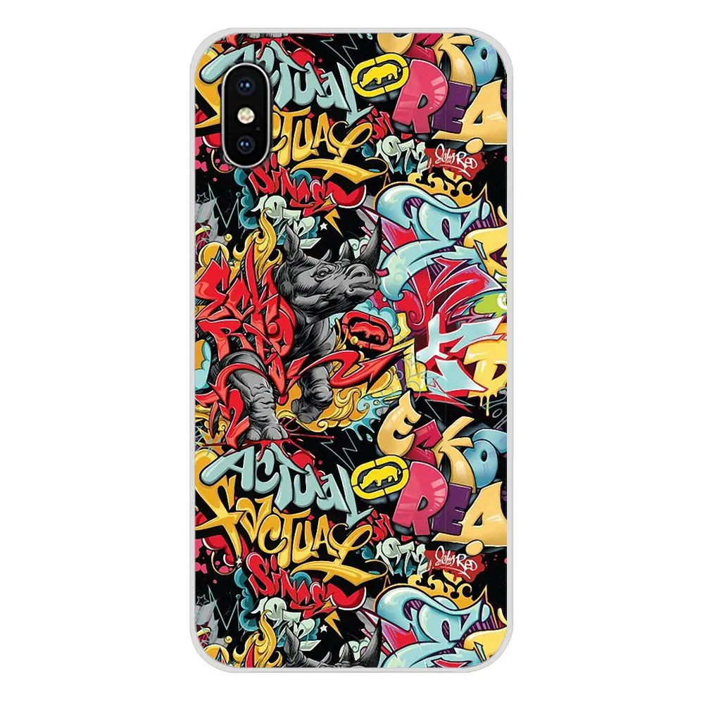 For Apple iPhone X XR XS MAX 4 4S 5 5S 5C SE 6 6S 7 8 Plus ipod touch Soft Shell Cases Ecko Logo Fashion Clothing Brand | Мобильные