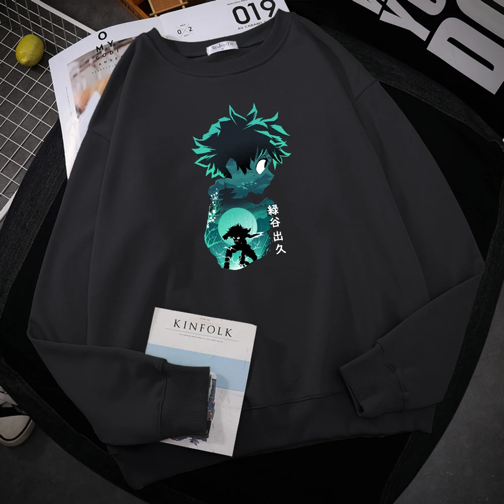 

My Hero Academia Midoriya Izuku Print Male Sweatshirt Fashion Fleece Hoody Vintage S-XXL Autumn Hoodies Fashion Casual Clothes